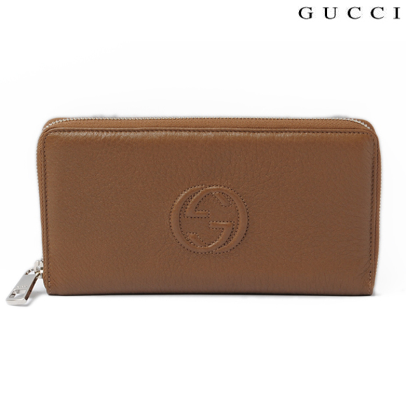 Gucci Long Wallet Interlocking G Brown - Picture 1 of 3
